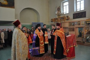 Єпископ Боярський Феодосій звершив молебень і виголосив проповідь