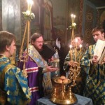 Епископ Боярский Феодосий совершил всенощное бдение накануне праздника Введения во храм Пресвятой Богородицы
