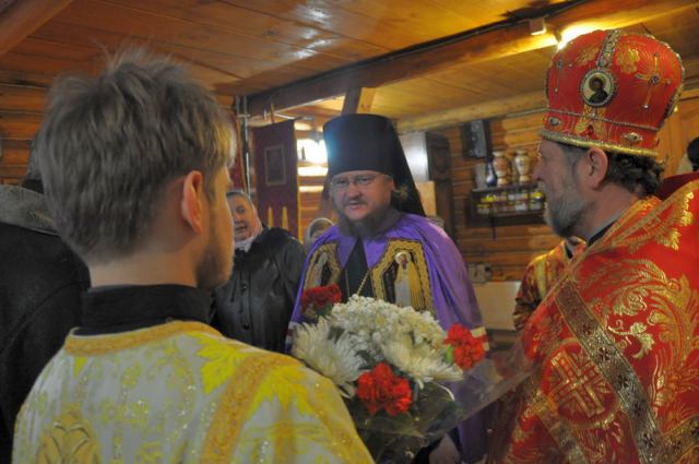 Єпископ Боярський Феодосій звершив богослужіння в день пам’яті святої великомучениці Єкатерини