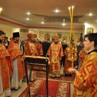 Епископ Боярский Феодосий совершил Божественную литургию в храме в честь святых Косьмы и Дамиана
