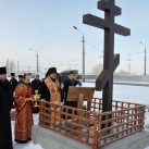 В день памяти мученицы Татианы епископ Боярский Феодосий совершил освящение места под строительство нового храма в Оболонском районе столицы