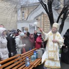 Єпископ Боярський Феодосій звершив богослужіння у Водохресний святвечір