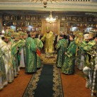 Епископ Боярский Феодосий возглавил соборное богослужение духовенства Оболонского района г.Киева в день престольного праздника в Пуще-Водице