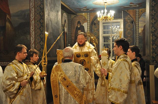 Управляющий Северным киевским викариатством епископ Боярский Феодосий совершил всенощное бдение в канун Недели по Рождестве Христовом