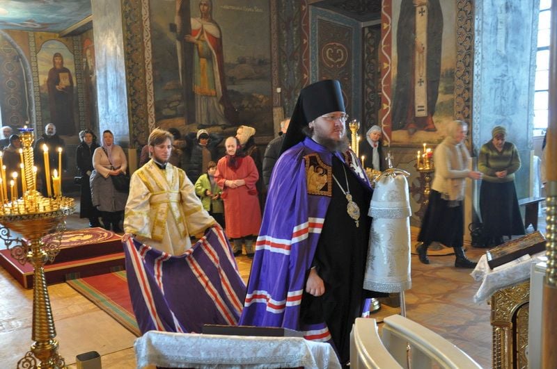 Управляющий Северным киевским викариатством епископ Боярский Феодосий совершил Божественную литургию в Неделю 31-ю по Пятидесятнице