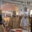 Єпископ Боярський Феодосій очолив Божественну літургію у храмі на честь великомученика Димитрія Солунського