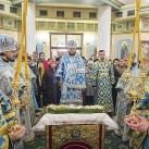 У свято Стрітення Господнього єпископ Боярський Феодосій очолив богослужіння в храмі на Оболоні