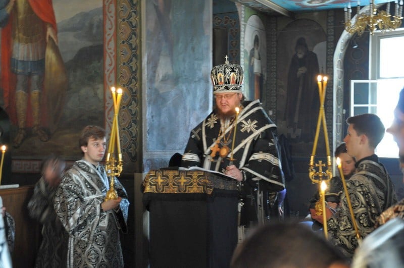 Епископ Боярский Феодосий возглавил утреню с чтением Великого покаянного канона