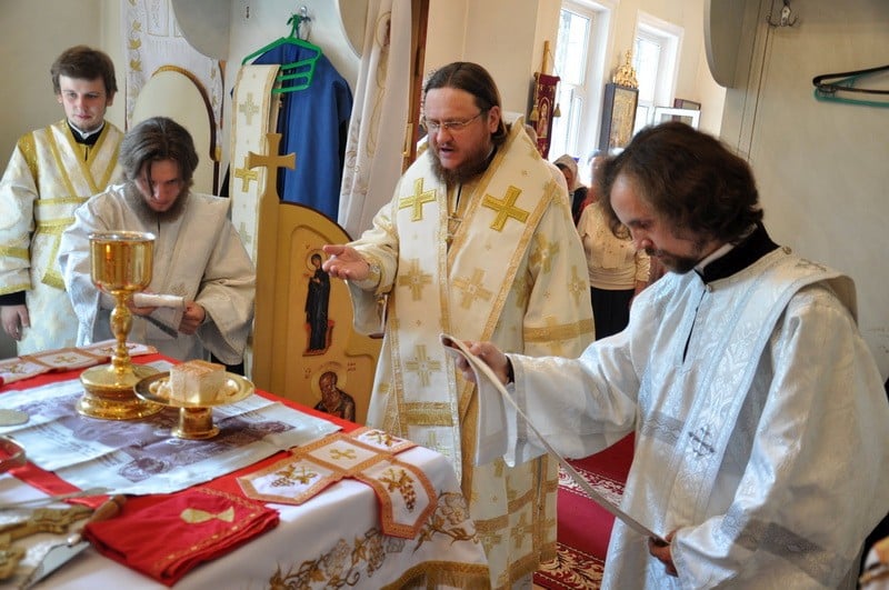 Епископ Боярский Феодосий совершил богослужение престольного праздника в “Киевском Иерусалиме”