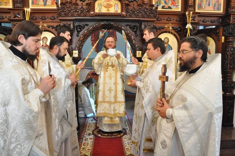 У день престольного свята єпископ Боярський Феодосій очолив Божественну літургію в храмі при управлінні Державної Пенітенціарної служби України