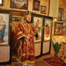 У день престольного свята єпископ Боярський Феодосій очолив Божественну літургію у храмі на честь Іоанна Воїна в Пущі-Водиці