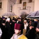 Епископ Боярский Феодосий принял участие в заупокойной литии на могиле Блаженнейшего Митрополита Владимира