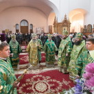 Епископ Боярский Феодосий сослужил Предстоятелю УПЦ в Пантелеимоновском монастыре Киева