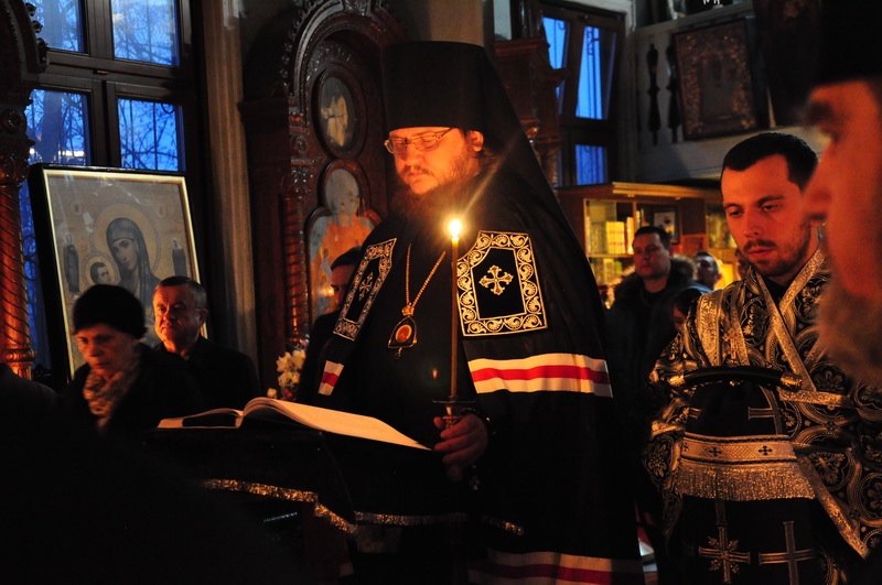 Епископ Боярский Феодосий совершил чтение Великого покаянного канона в сослужении духовенства Шевченковского района столицы