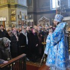 Єпископ Боярський Феодосій звершив Літургію в Покровському храмі на Пріорці