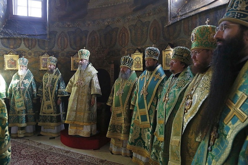 Єпископ Боярський Феодосій співслужив Предстоятелю УПЦ в Києво-Печерській Лаврі