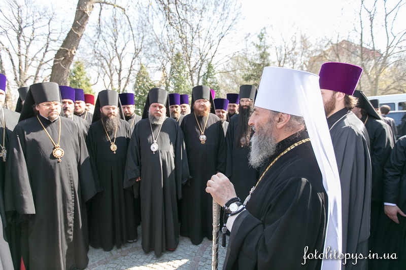 Єпископ Боярський Феодосій взяв участь у привітанні Предстоятеля УПЦ з нагоди свята Пасхи