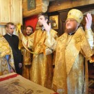 Єпископ Боярський Феодосій очолив богослужіння престольного свята у Свято-Миколаївському храмі на Подолі