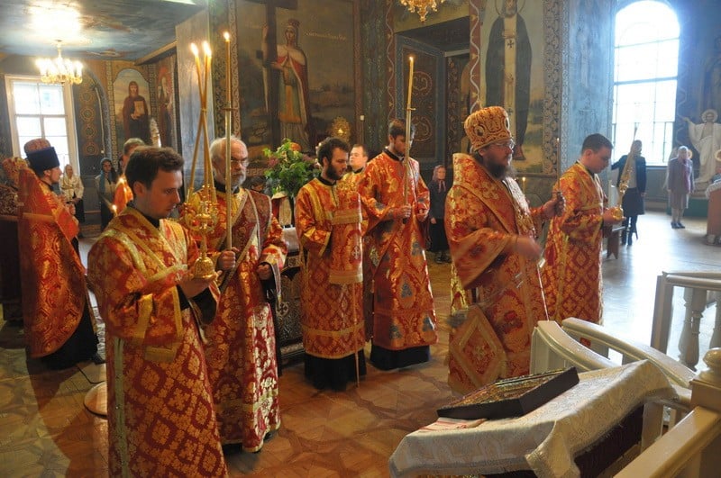 Епископ Боярский Феодосий совершил всенощное бдение накануне Недели 4-й по Пасхе