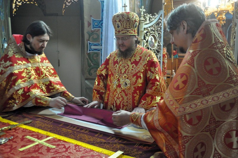 Епископ Боярский Феодосий совершил Литургию в Неделю 4-ю по Пасхе