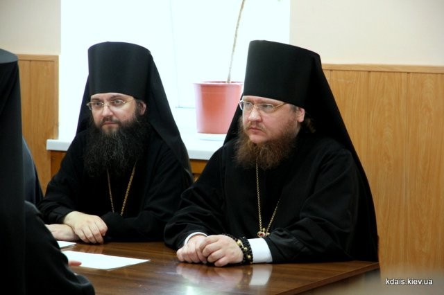 Епископ Боярский Феодосий принял участие в заседании Ученого Совета КДА