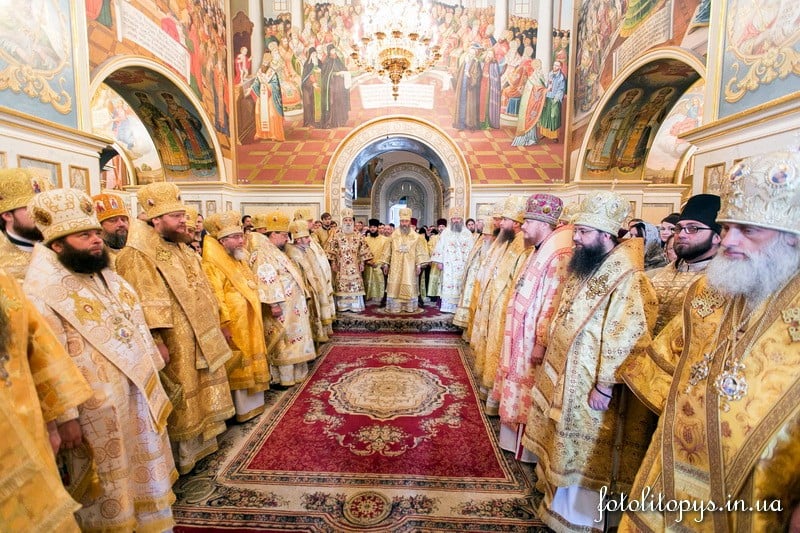 В праздник свв. апп. Петра и Павла епископ Боярский Феодосий сослужил Предстоятелю УПЦ в Киево-Печерской Лавре