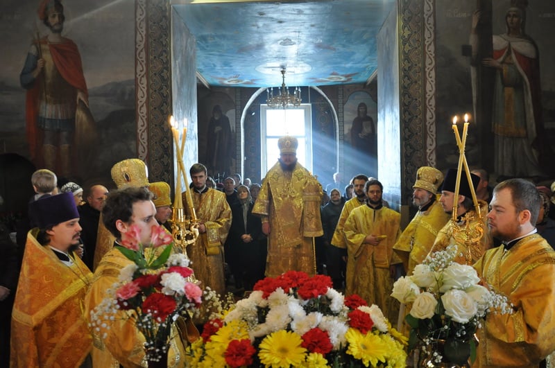 Старейший клирик Киевской епархии молитвенно отметил День Ангела