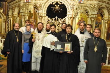 Епископ Боярский Феодосий совершил таинство Крещения
