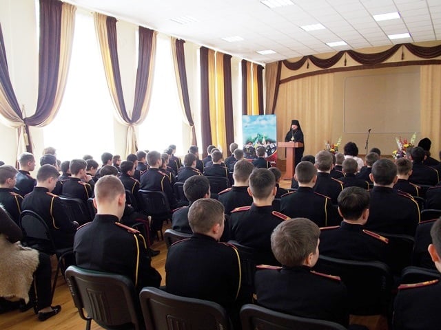 Єпископ Боярський Феодосій прочитав відкриту лекцію у Володимирському кадетському корпусі м.Києва