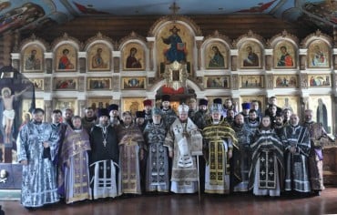 Состоялись соборная Литургия и общее говение духовенства Второго шевченковского благочиния