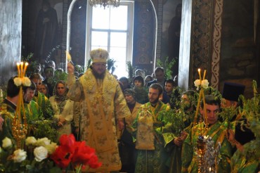 Єпископ Боярський Феодосій звершив Літургію в свято Входу Господнього в Єрусалим