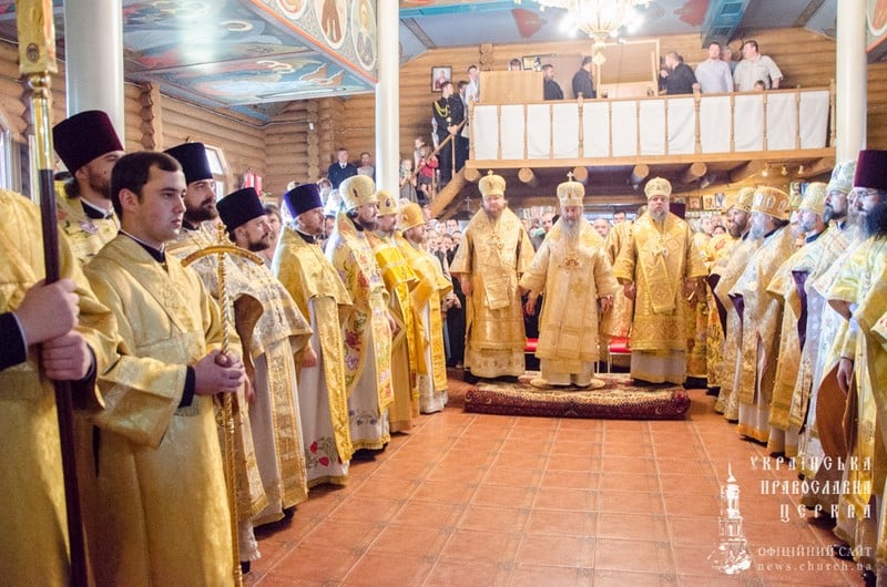 Управляющий Северным киевским викариатством епископ Боярский Феодосий сослужил Предстоятелю УПЦ по случаю престольного праздника