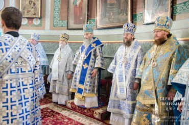 Епископ Боярский Феодосий сослужил Предстоятелю УПЦ в день престольного праздника в храме Северного киевского викариатства (+ВИДЕО)
