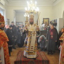 В день памяти сщмч.Климента Римского епископ Боярский Феодосий совершил Литургию в «Киевском Иерусалиме»