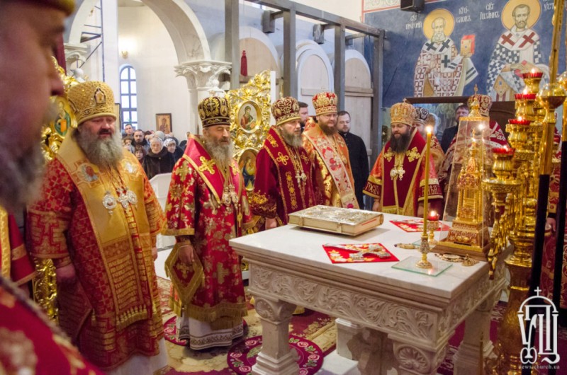 В день пам’яті вмц.Варвари, єпископ Боярський Феодосій співслужив Предстоятелю у храмі Північного київського вікаріатства