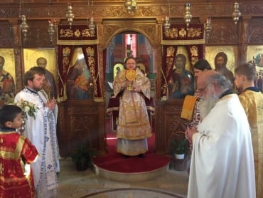 Епископ Боярский Феодосий совершил Литургию для эмигрантов в г.Лимассоле на острове Кипр
