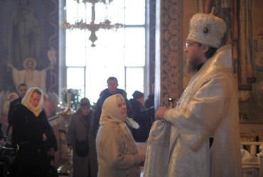 Епископ Боярский Феодосий совершил Литургию в Неделю 29-ю по Пятидесятнице