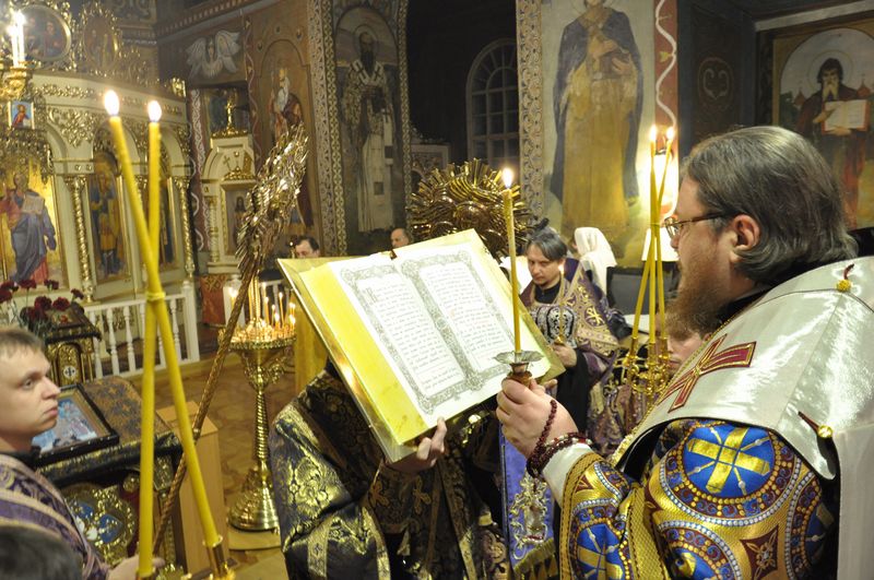 Єпископ Боярський Феодосій звершив всенічне бдіння напередодні Неділі 1-ї Великого посту