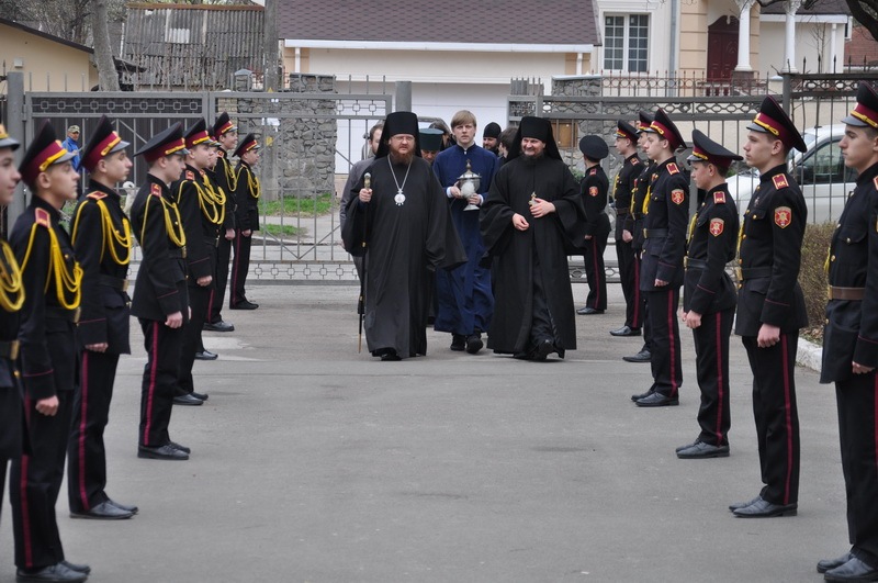 Єпископ Боярський Феодосій благословив відкриття спортивної секції у Володимирському кадетському корпусі м.Києва