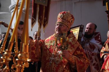 У вівторок Світлої седмиці єпископ Боярський Феодосій звершив Божественну літургію в співслужінні кліриків Подільського району столиці