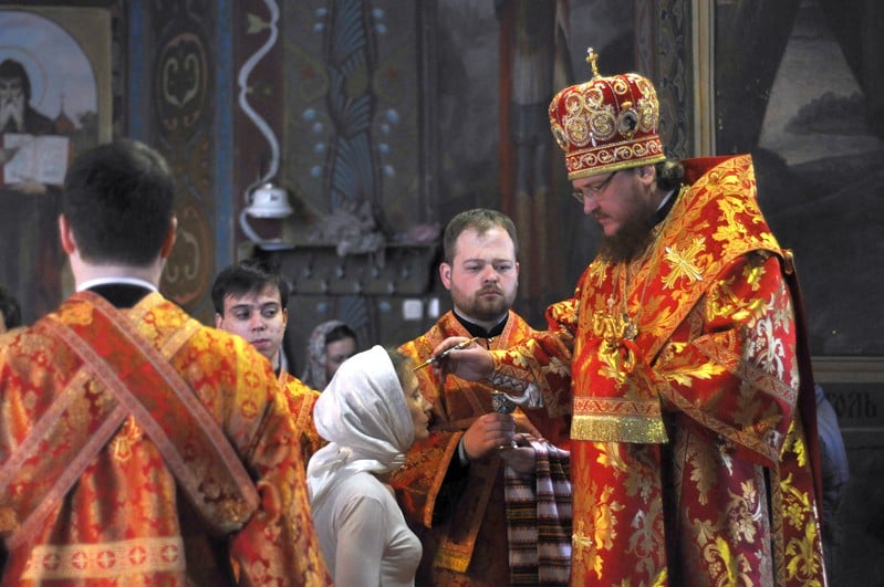 Епископ Боярский Феодосий совершил всенощное бдение накануне Недели 4-й по Пасхе
