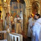 Епископ Боярский Феодосий совершил Литургию в праздник Рождества Иоанна Крестителя