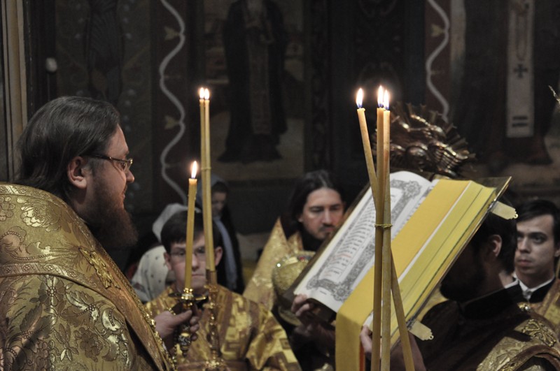 Архиепископ Боярский Феодосий совершил всенощное бдение накануне Недели 24-й по Пятидесятнице