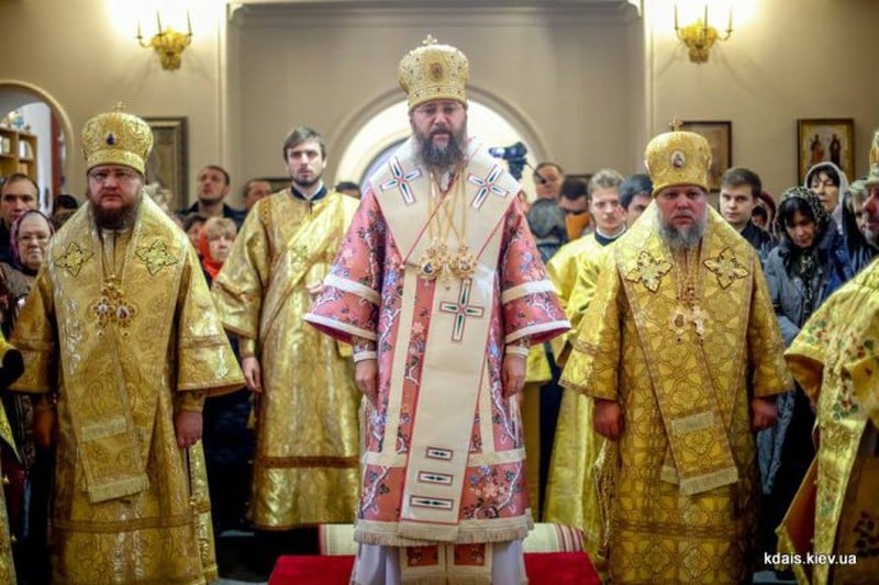 Архиепископ Боярский Феодосий сослужил управляющему делами УПЦ в Преображенском храме Соломенского благочиния столицы