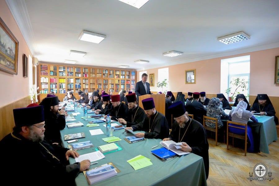 Архиепископ Боярский Феодосий принял участие в заседании итогового Ученого совета Киевской духовной академии