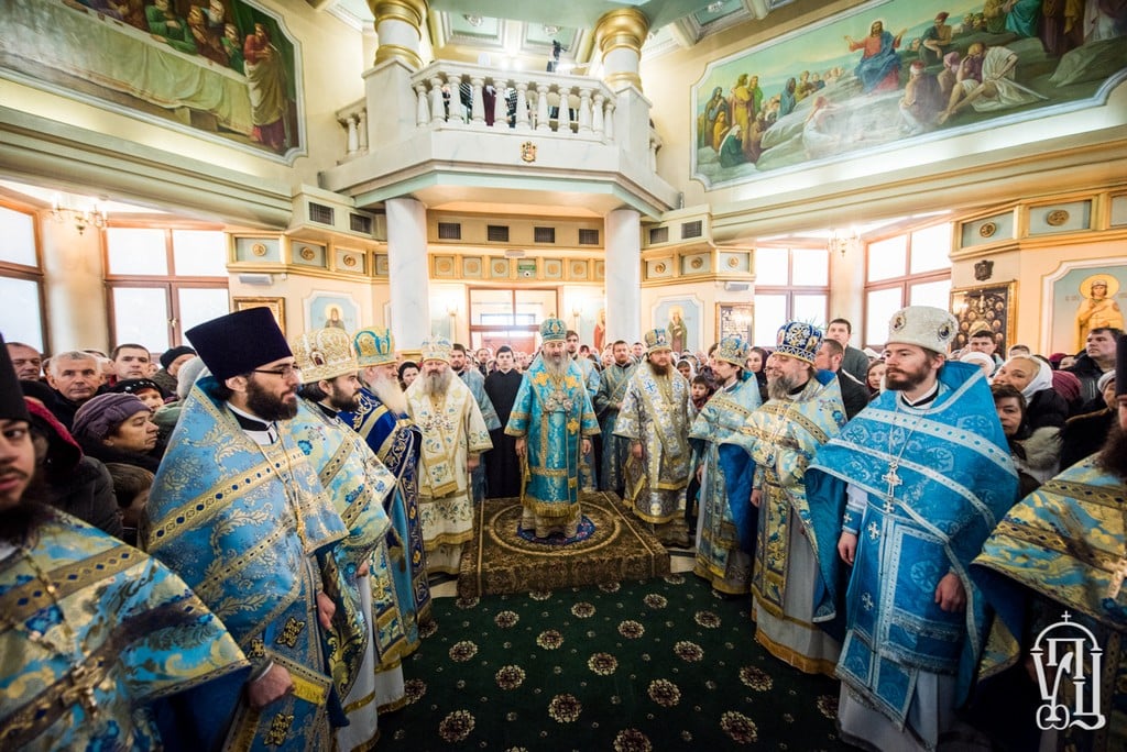 Архиепископ Боярский Феодосий сослужил Предстоятелю УПЦ в храме Рождества Христова Северного киевского викариатства (+ВИДЕО)