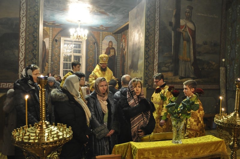 Архиепископ Боярский Феодосий совершил всенощное бдение накануне Недели мясопустной