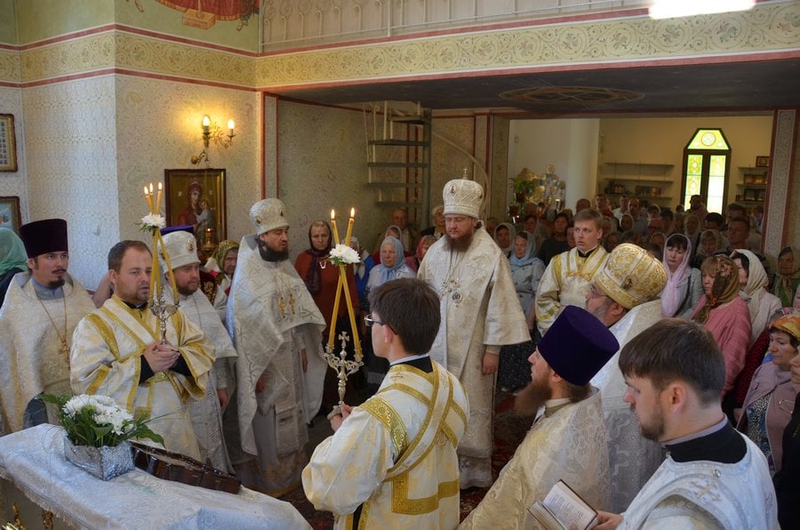 Архієпископ Боярський Феодосій звершив Літургію в день свята Вознесіння Господнього