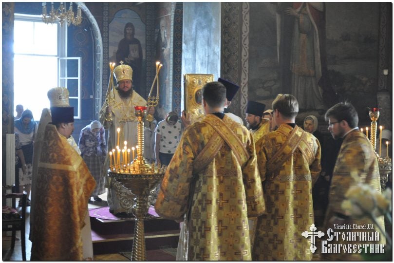 Архієпископ Боярський Феодосій звершив Літургію у Неділю 8-му після П’ятидесятниці