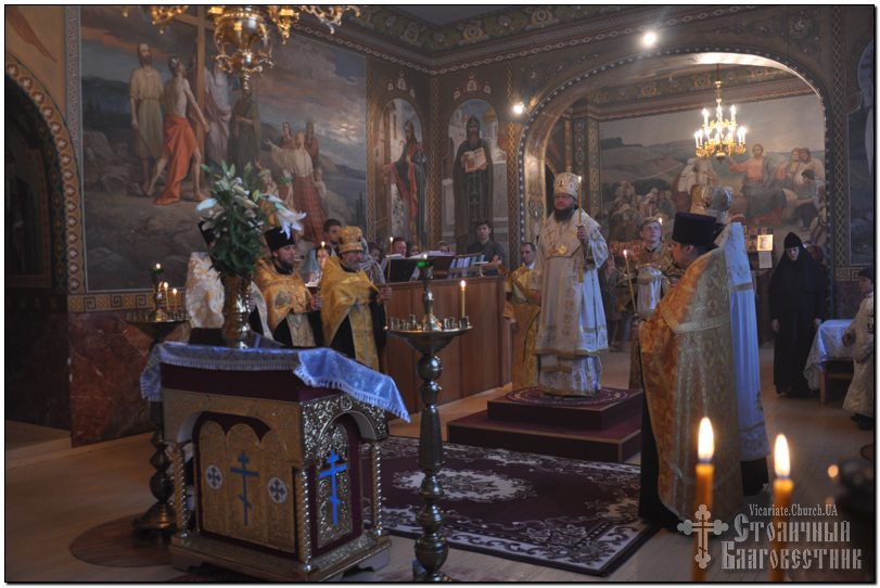 Архиепископ Феодосий совершил всенощное бдение накануне Недели 17-й по Пятидесятнице